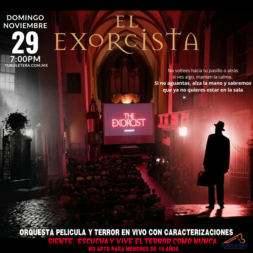 Póster de El Exorcista en vivo con orquesta